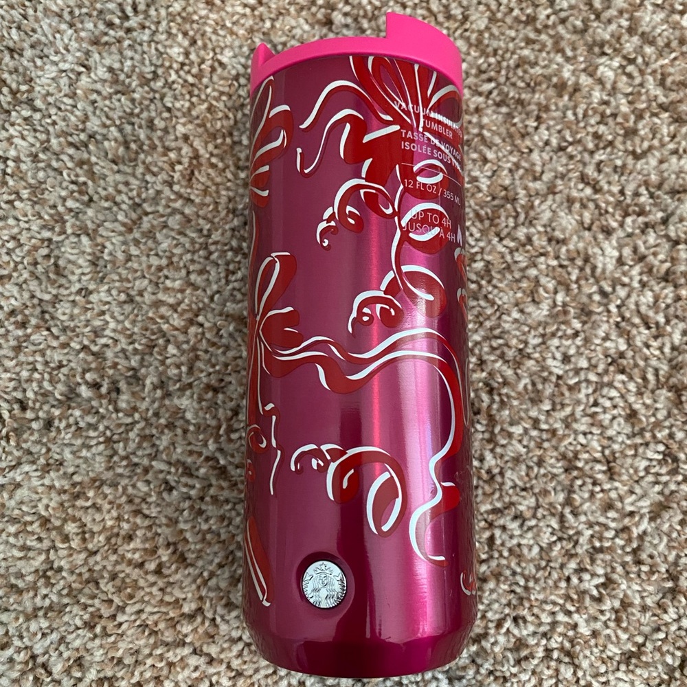 Starbucks holiday Pink Insulated Tumbler